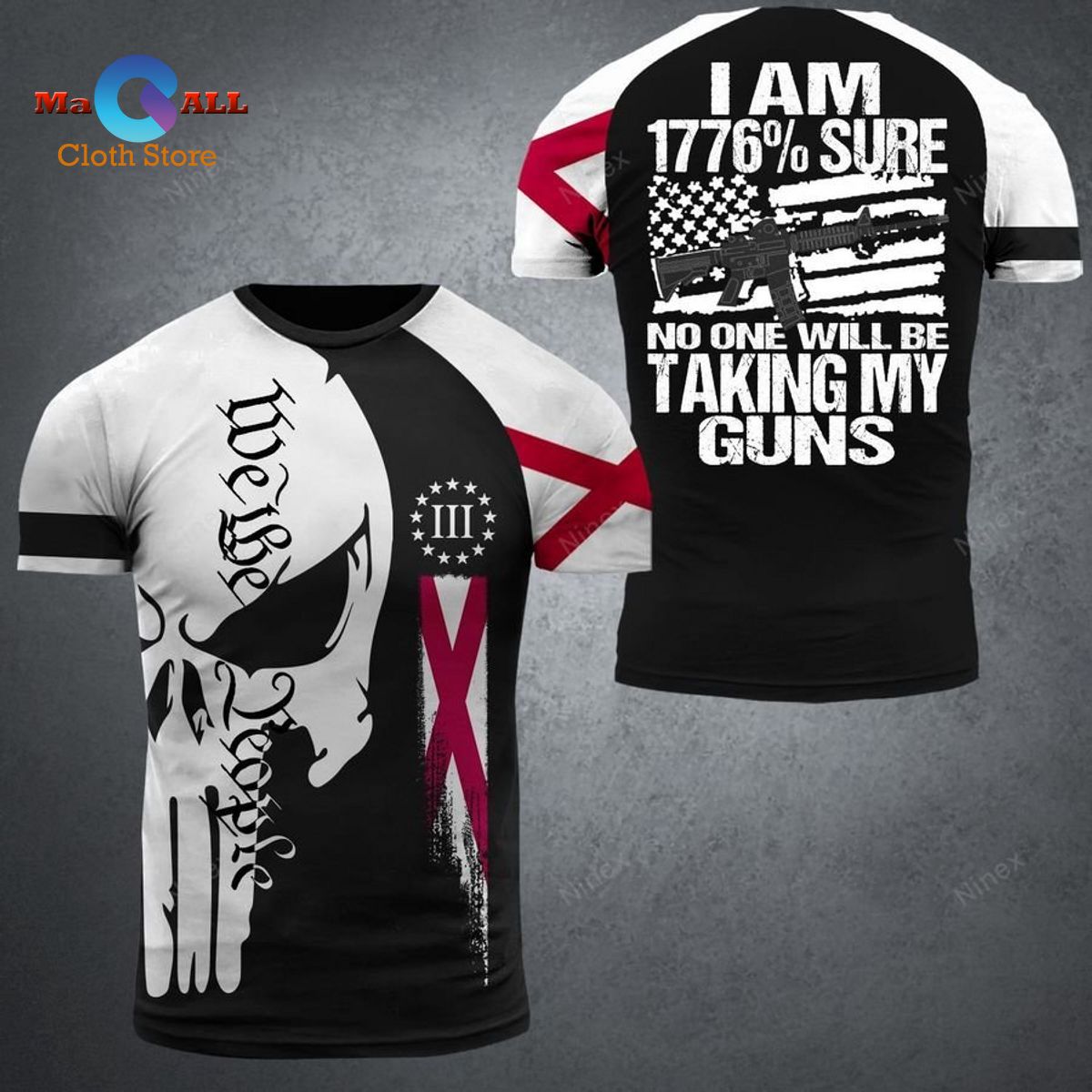 [NEW] I Am 1776% Sure No One Will Be Talking My Guns T-Shirt Ver.2 3D