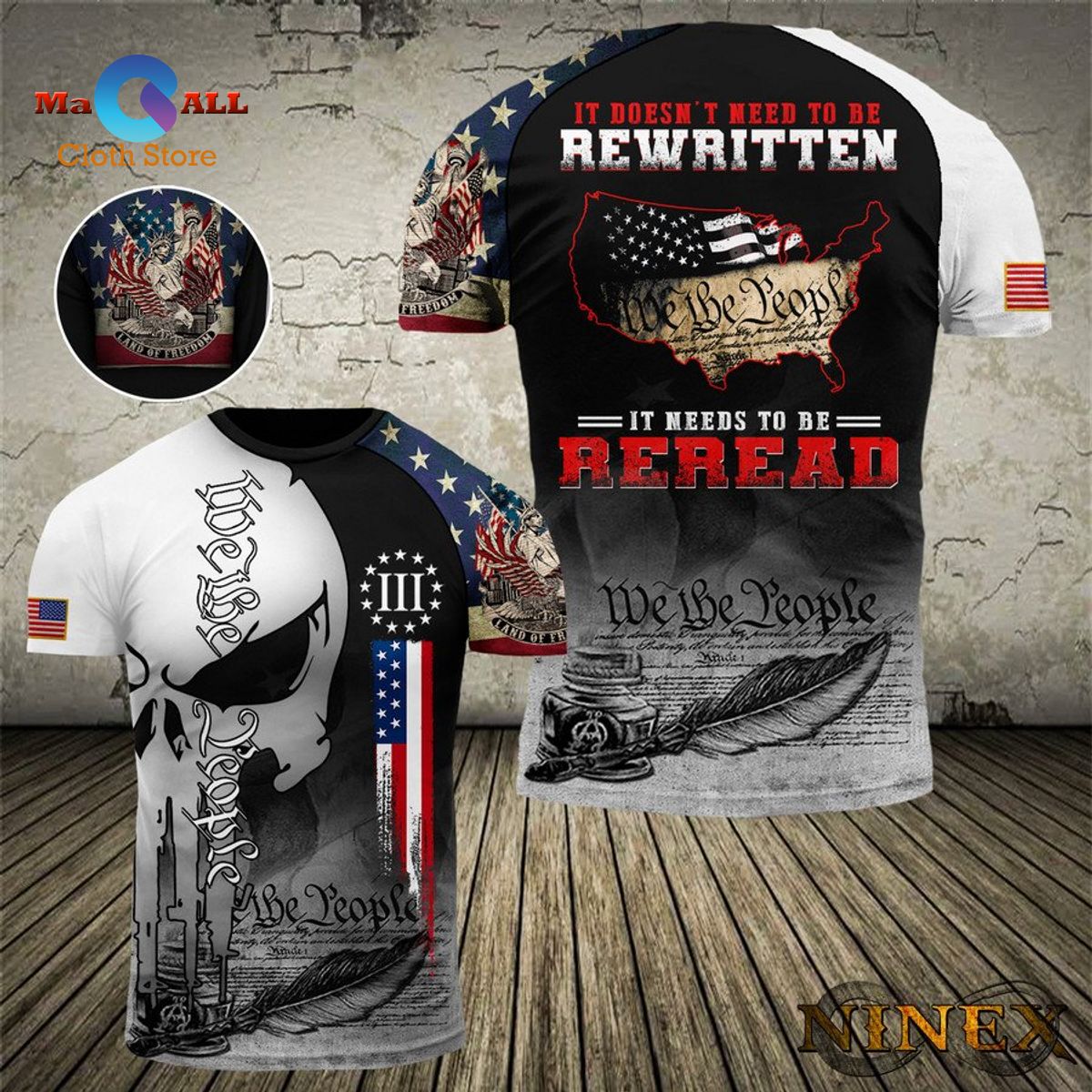 [NEW] It Doesn’t Need To Be Rewritten It Needs To Be Reread T-Shirt 3D