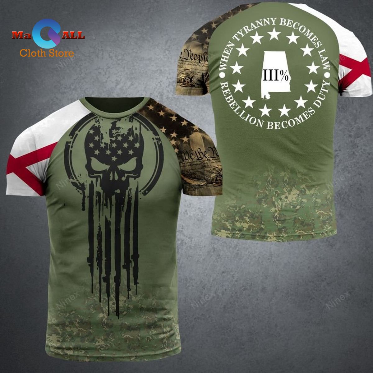 [NEW] When Tyranny Becomes Law Rebellion Becomes Dutty Ver.1 T-Shirt 3D