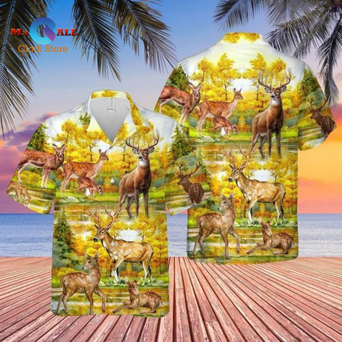 [NEW] A Beautiful Summer With Deer Hawaii Hawaiian Shirt