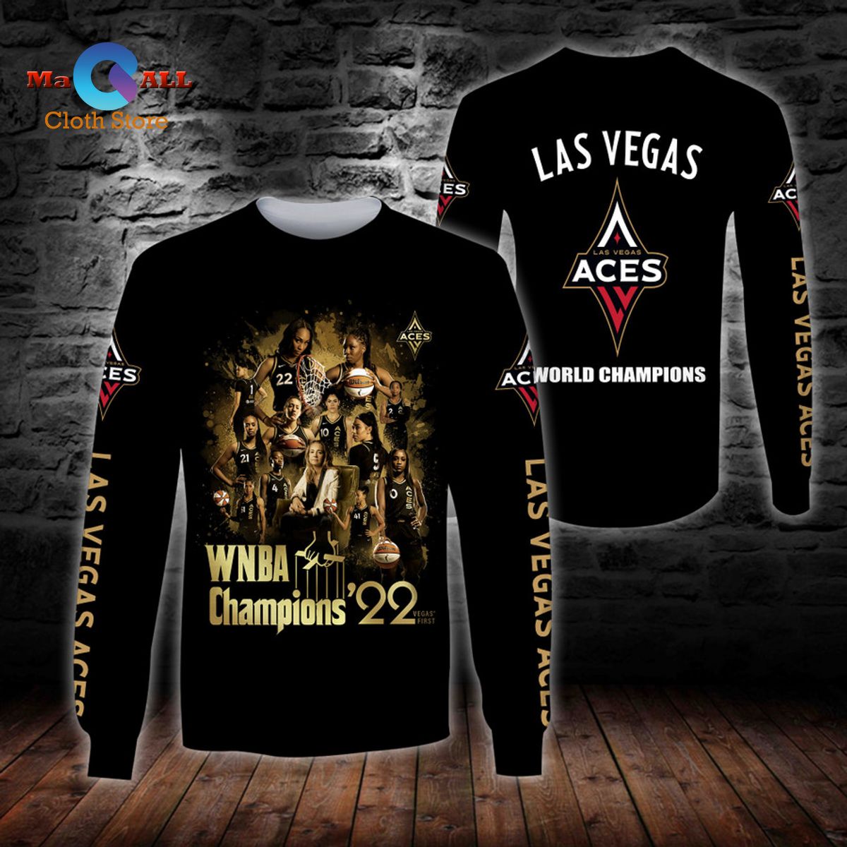 [NEW] Las Vegas Aces Raise Champions WNBA Champions 2022 Hoodie 3D