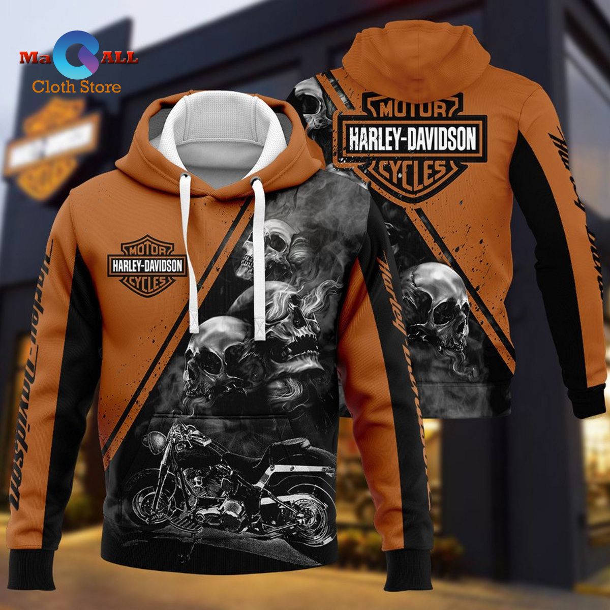 [NEW] Motor Harley – Davidson Cycles Live To Ride Hoodie 3D