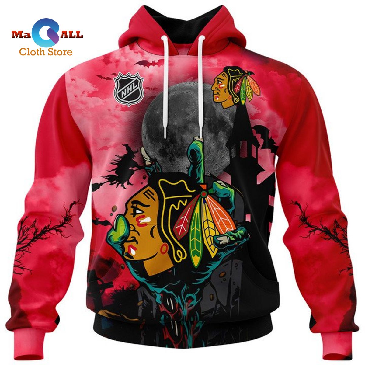 [NEW] Chicago Blackhawks – Halloween Jersey 2022 Hoodie 3D