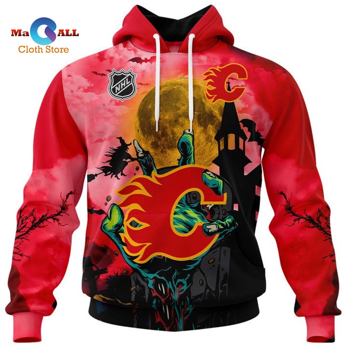 [NEW] Flames Halloween Jersey 2022 Hoodie 3D Macall Cloth Store