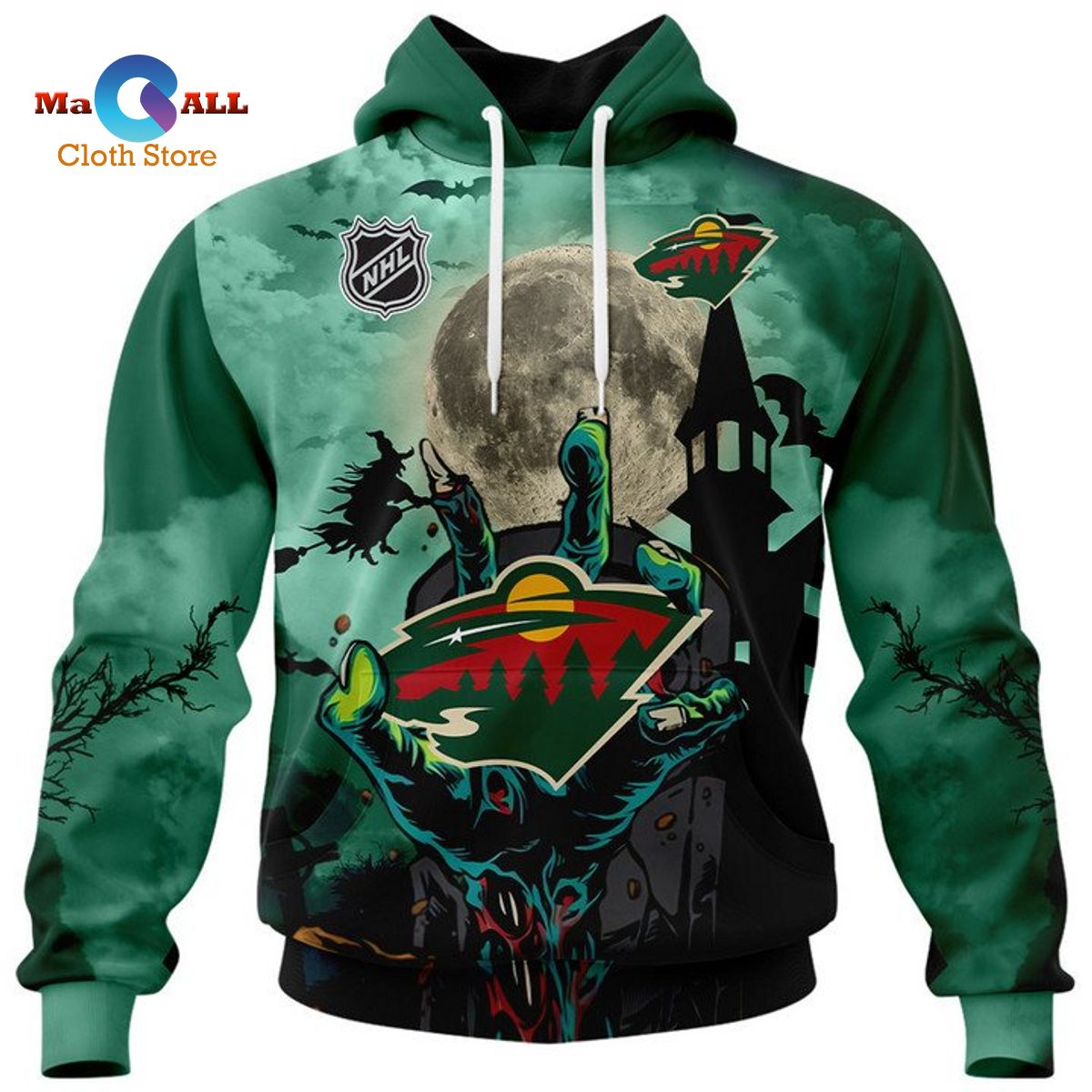 [NEW] Minnesota Wild – Halloween Jersey 2022 Hoodie 3D
