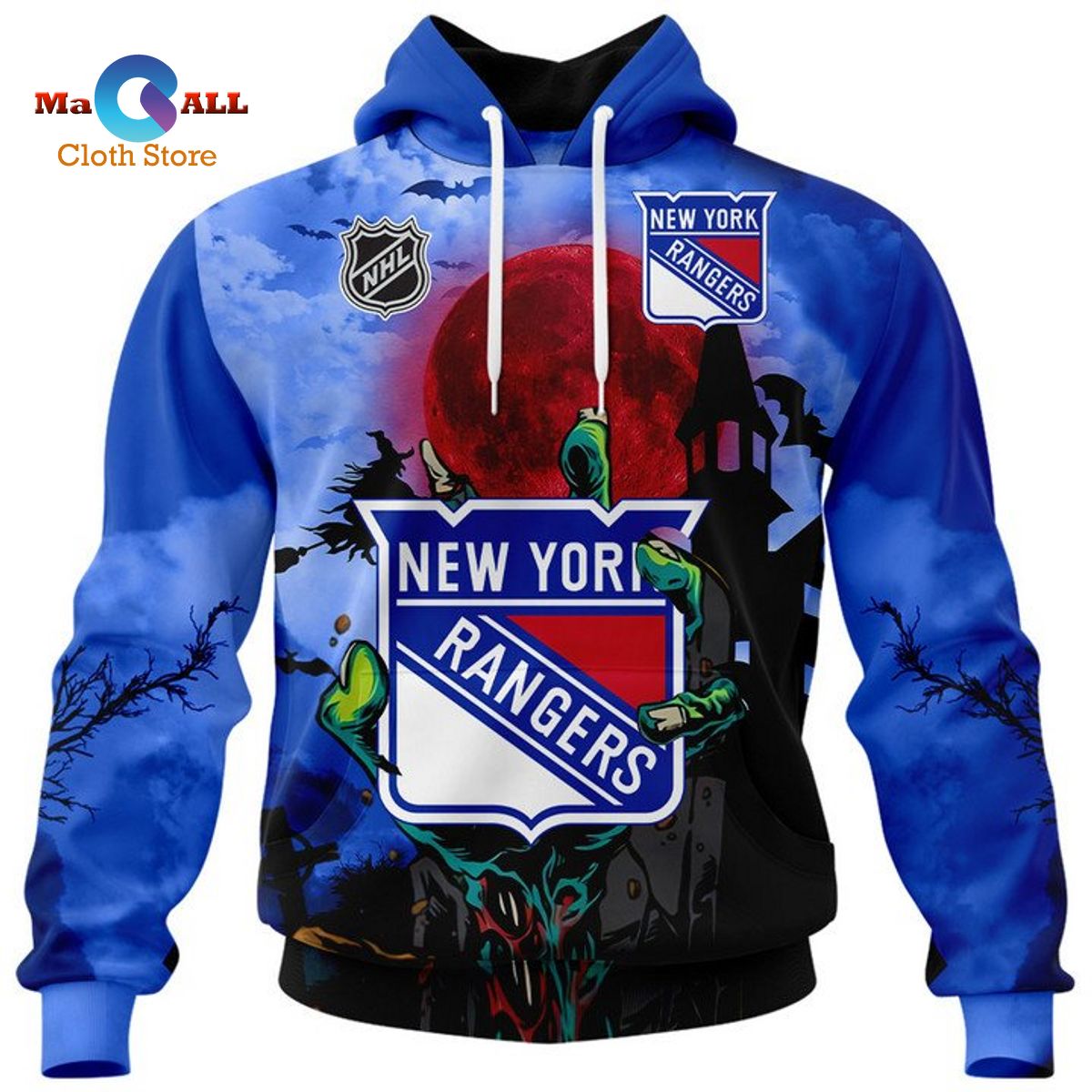 [NEW] New York Rangers – Halloween Jersey 2022 Hoodie 3D