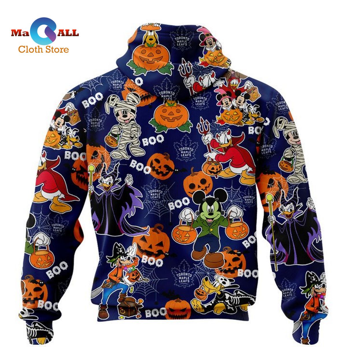 [NEW] Toronto Maple Leafs – Halloween Jersey 2022 – Mickey With Friends Hoodie 3D