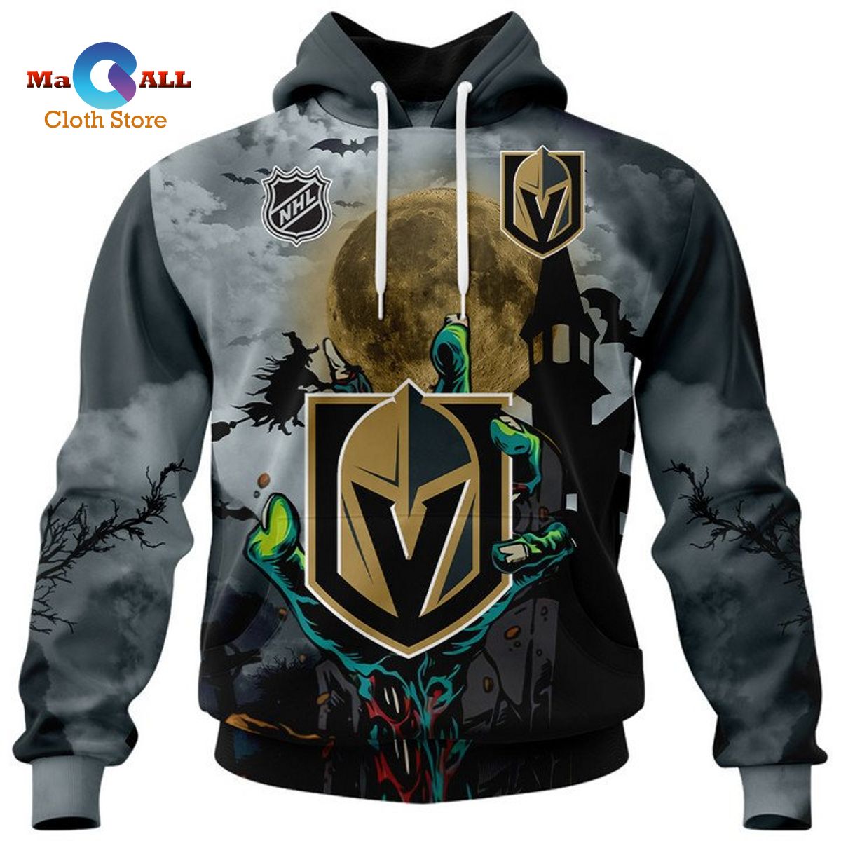 [NEW] Vegas Golden Knights – Halloween Jersey 2022 Hoodie 3D