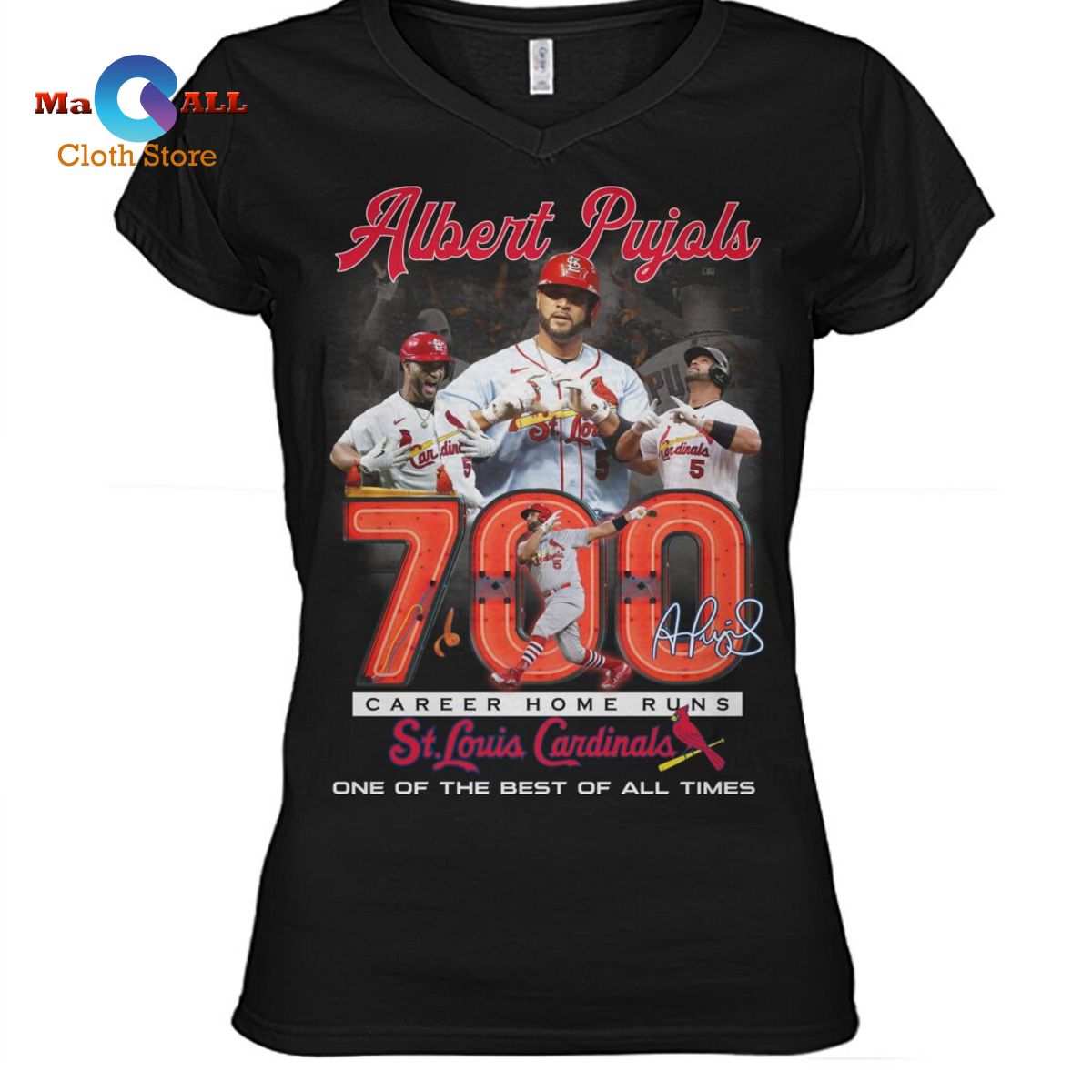 [NEW] Albert Pujols: 700 Home Runs T-Shirt