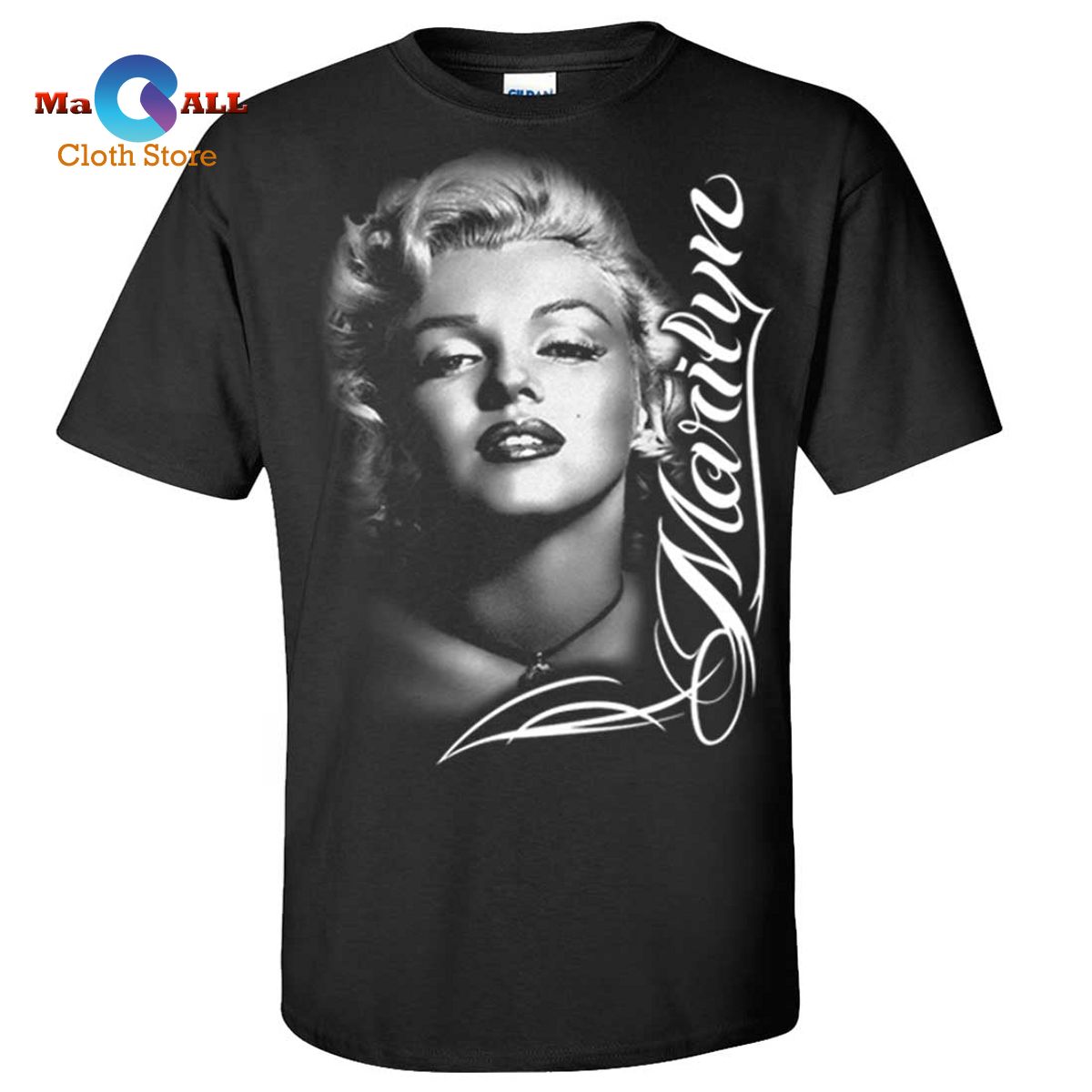 [NEW] Marilyn Monroe Portrait Signature Asst Colors T-Shirt
