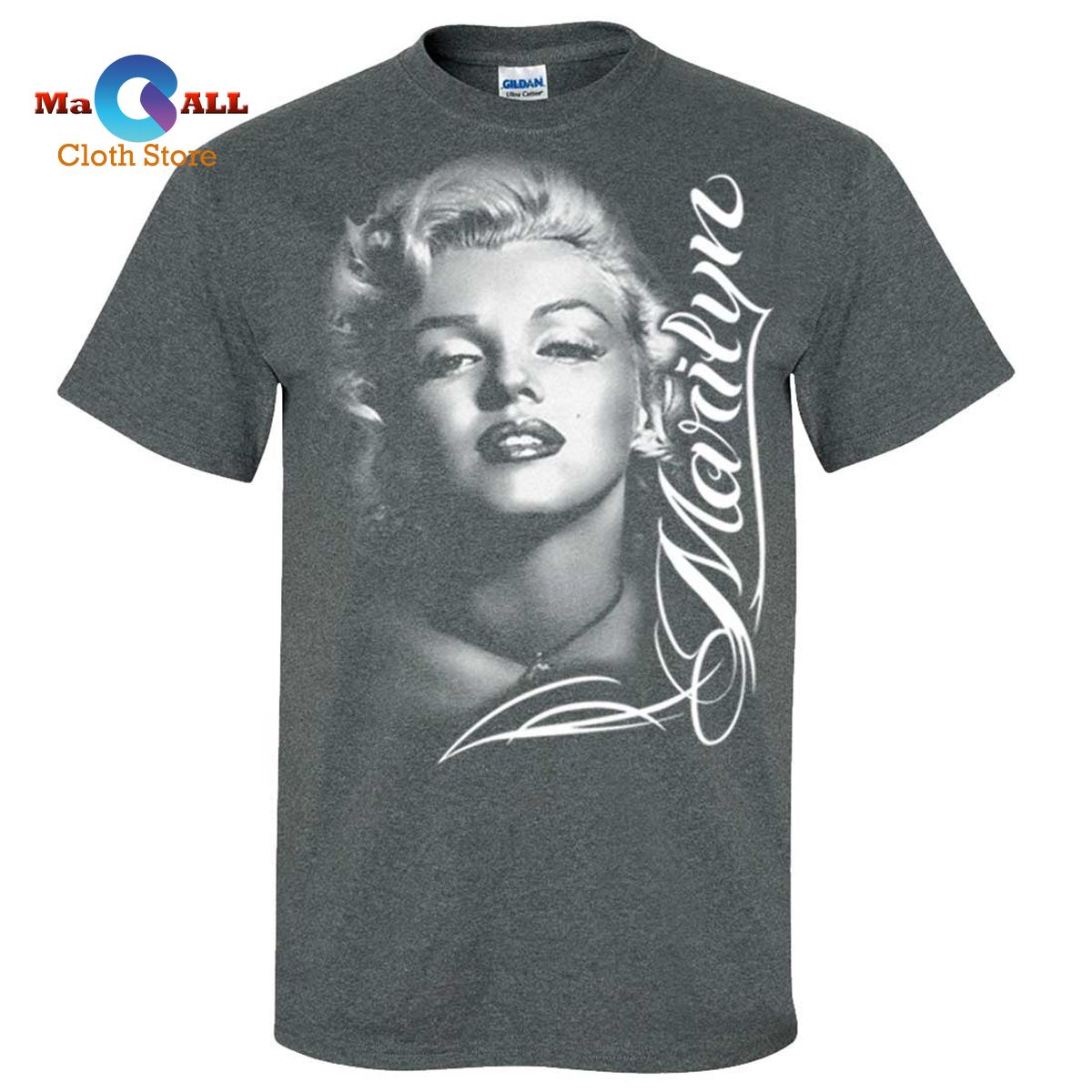 [NEW] Marilyn Monroe Portrait Signature Asst Colors T-Shirt