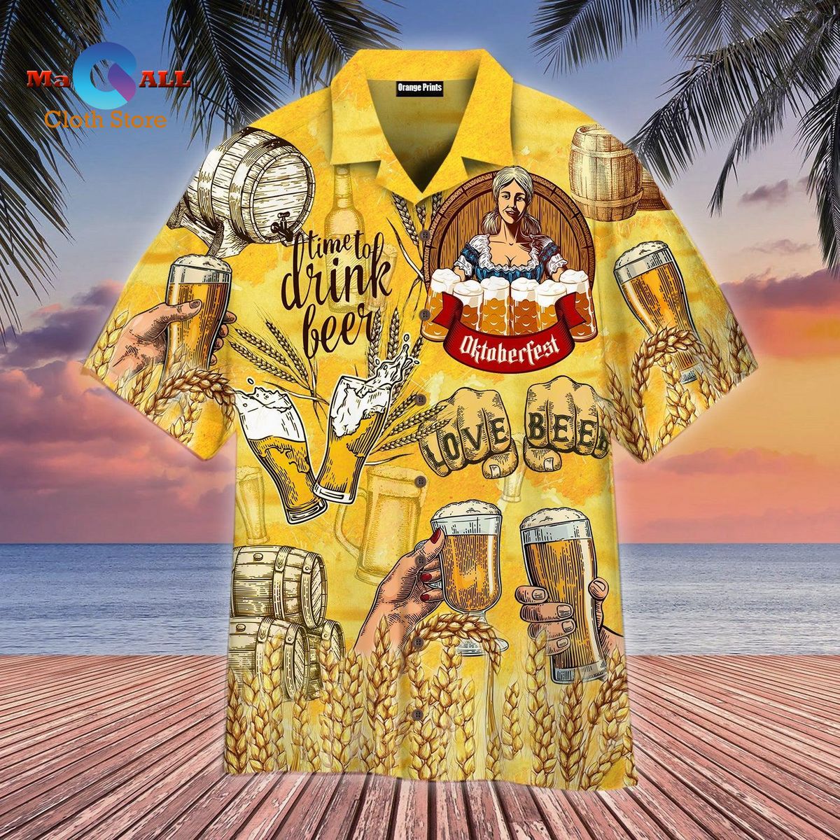 [NEW] Oktoberfest Time To Drink Beer Hawaiian Shirt