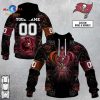 [NEW] NFL Rose Dragon Philadelphia Eagles Hoodie 3D
