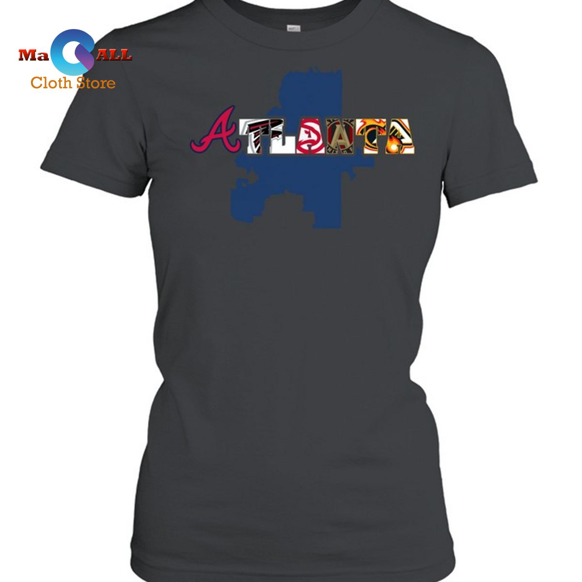 [NEW] Atlanta Map-Unisex T-Shirt