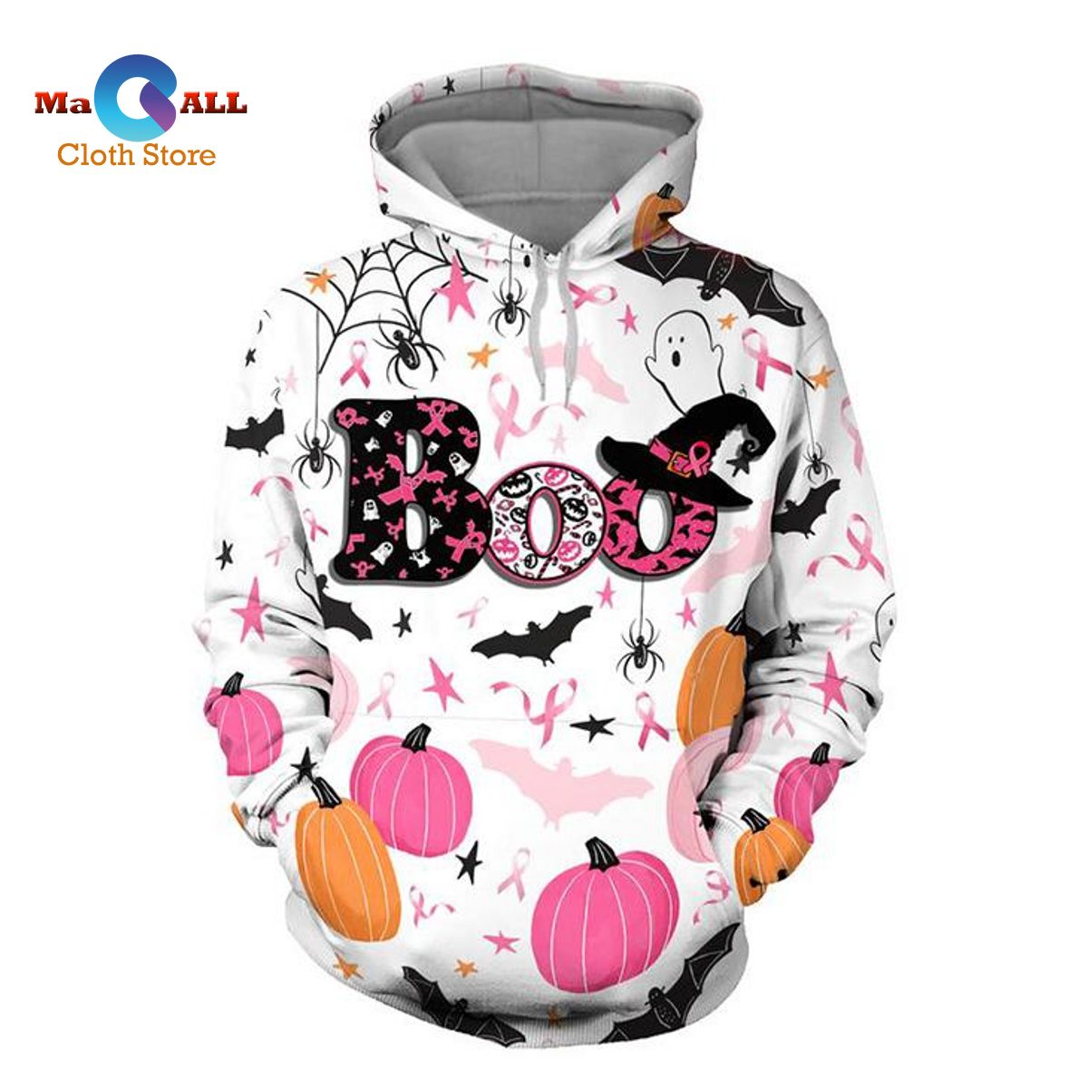 [NEW] Boo Trick Or Treat Halloween All Over Print For Men & Women AOP Tee Hoodie Sweatshirt 3D