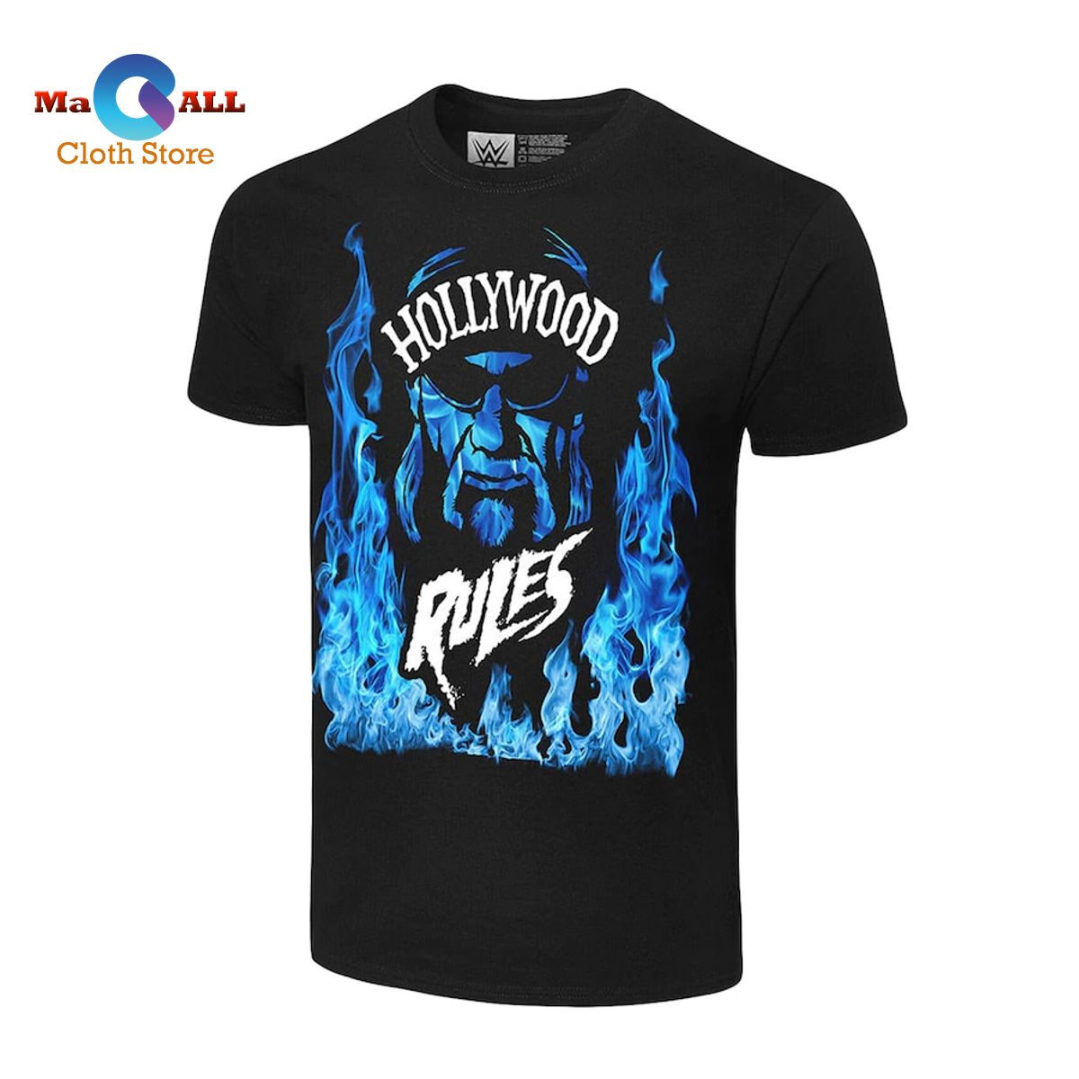 [NEW] Men’s Black Hulk Hogan Hollywood Rules T-Shirt