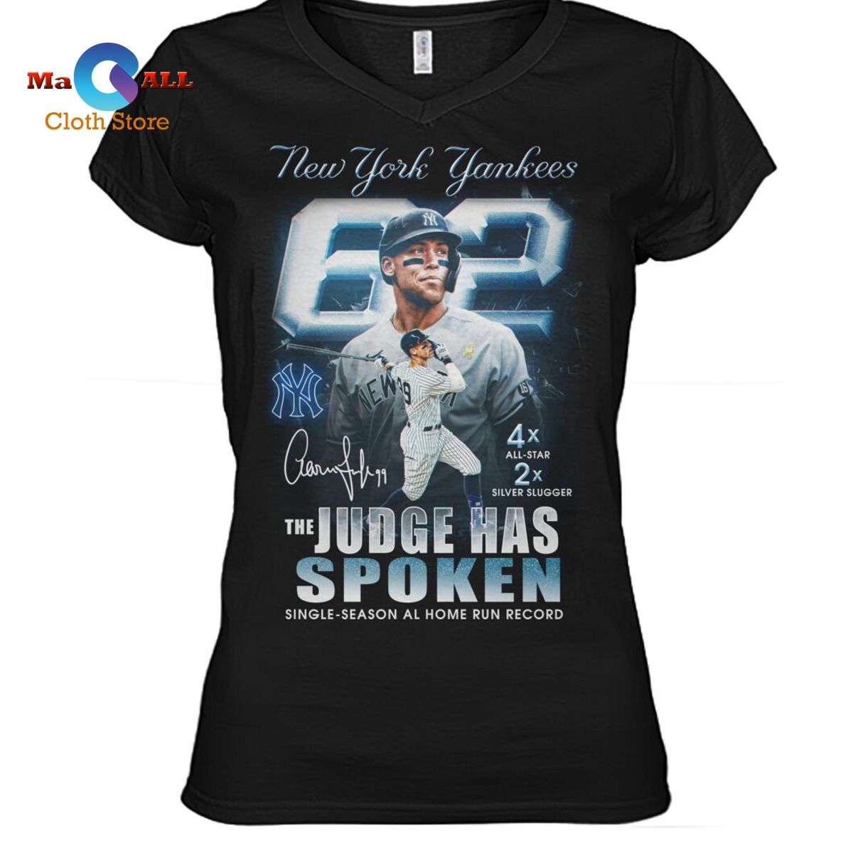 [NEW] The Judge Has Spoken Single-Season At Home Run Record – New York Yankees T-Shirt