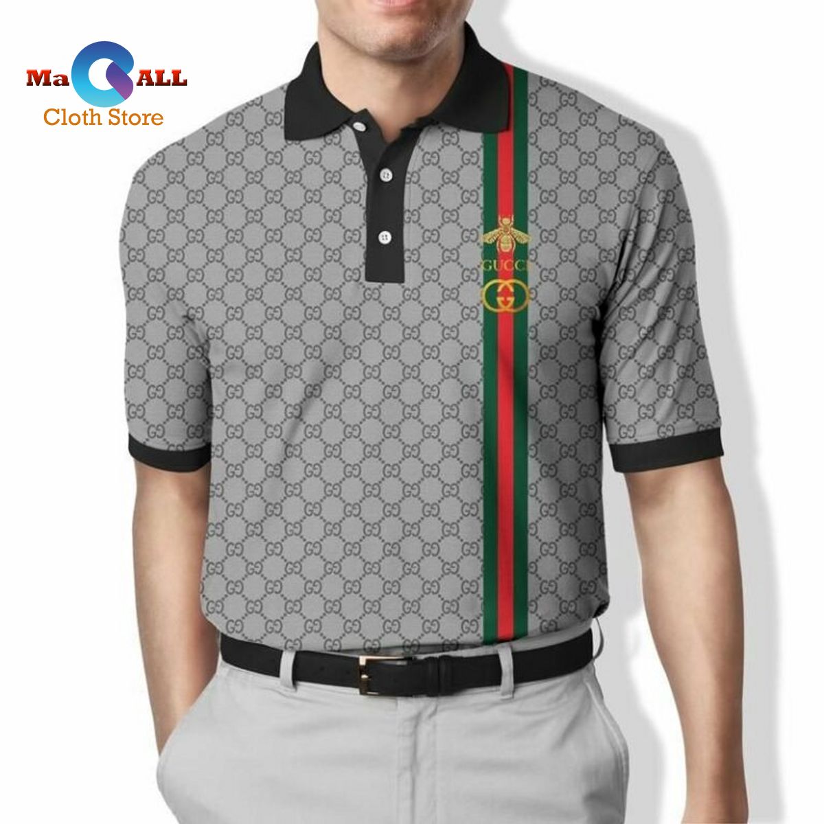 NEW] Gucci Premium For Men Polo Shirt - Macall Cloth Store - Destination  for fashionistas