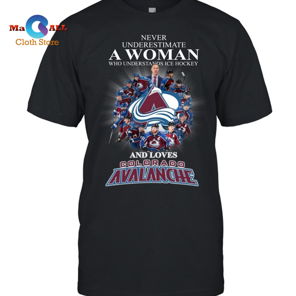 [NEW] A Woman Colorado Avalanche-Unisex T-Shirt
