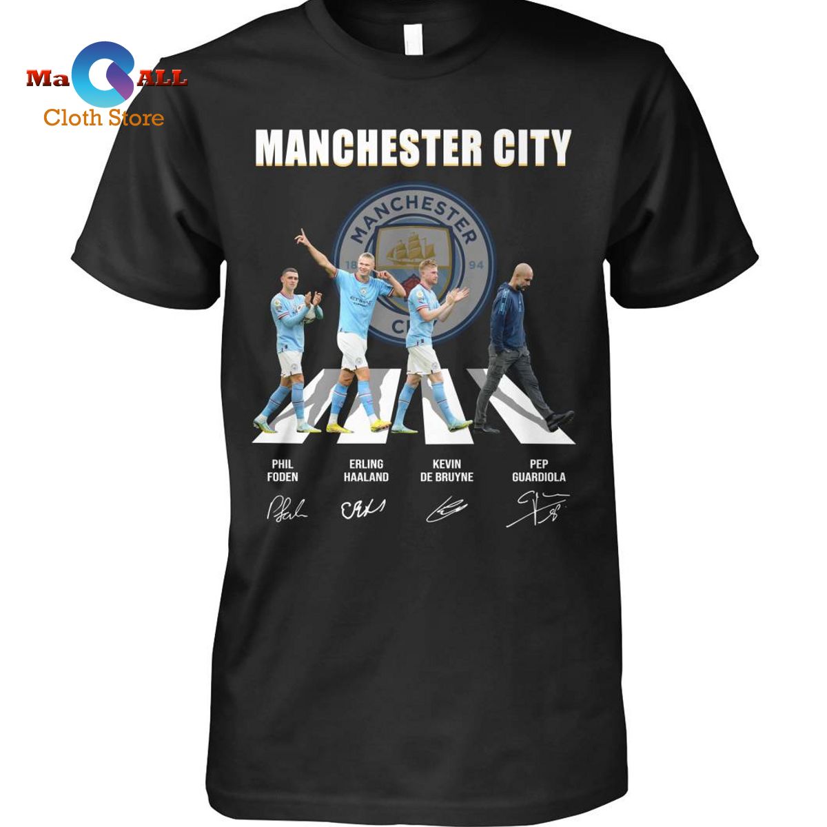 [NEW] Manchester City Signatures Memories T-Shirt