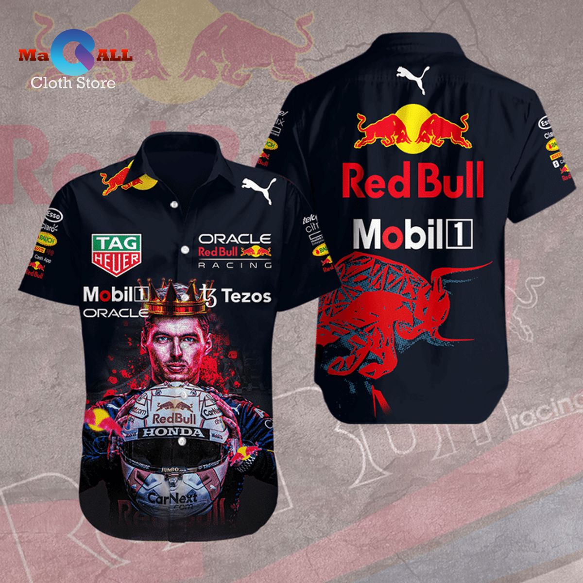 [NEW] Red Bull Racing Honda Crown Champions - RBR Fuel For Fans T-Shirt ...