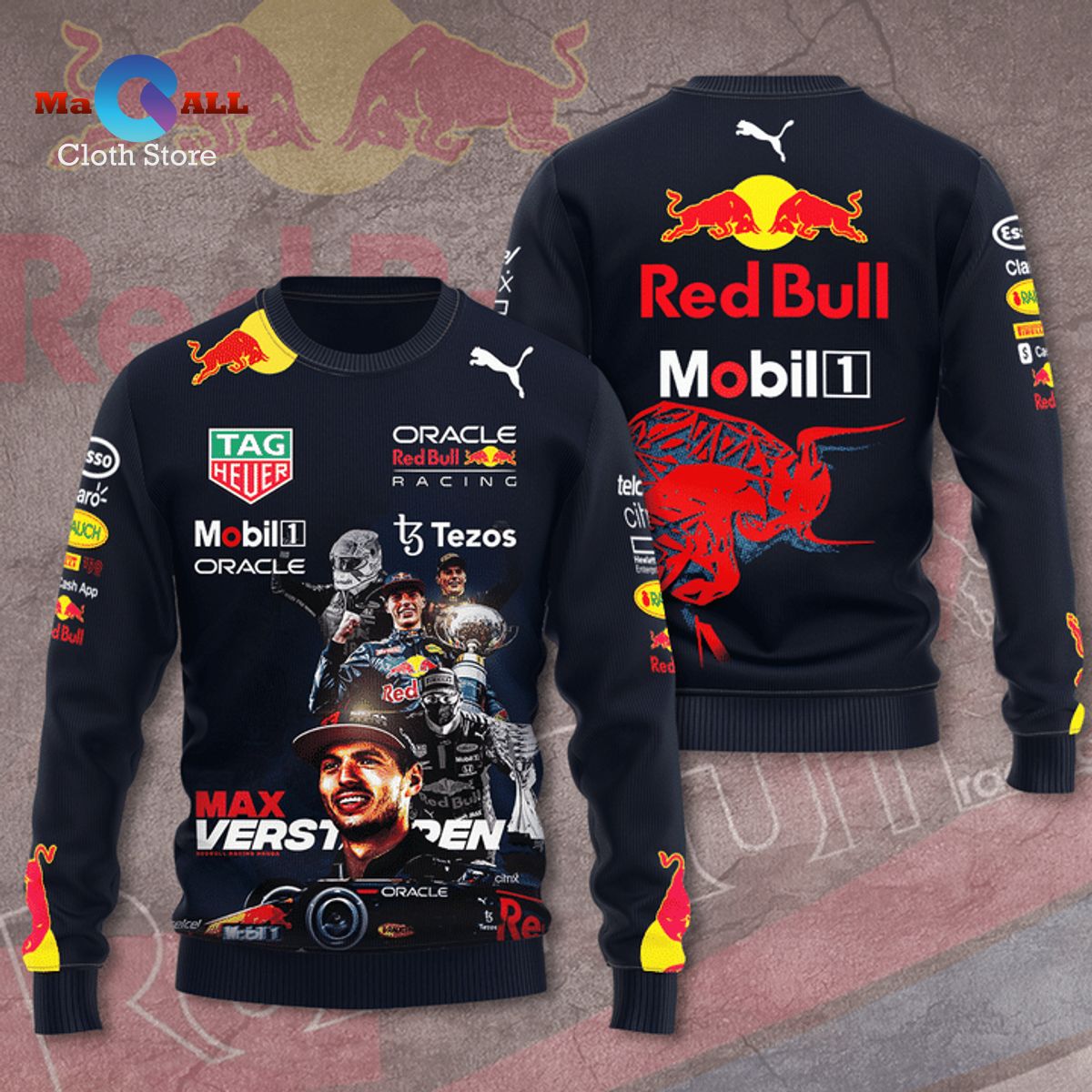 [NEW] Red Bull Racing Max Verstappen Collection - RBR Fuel For Fans T ...