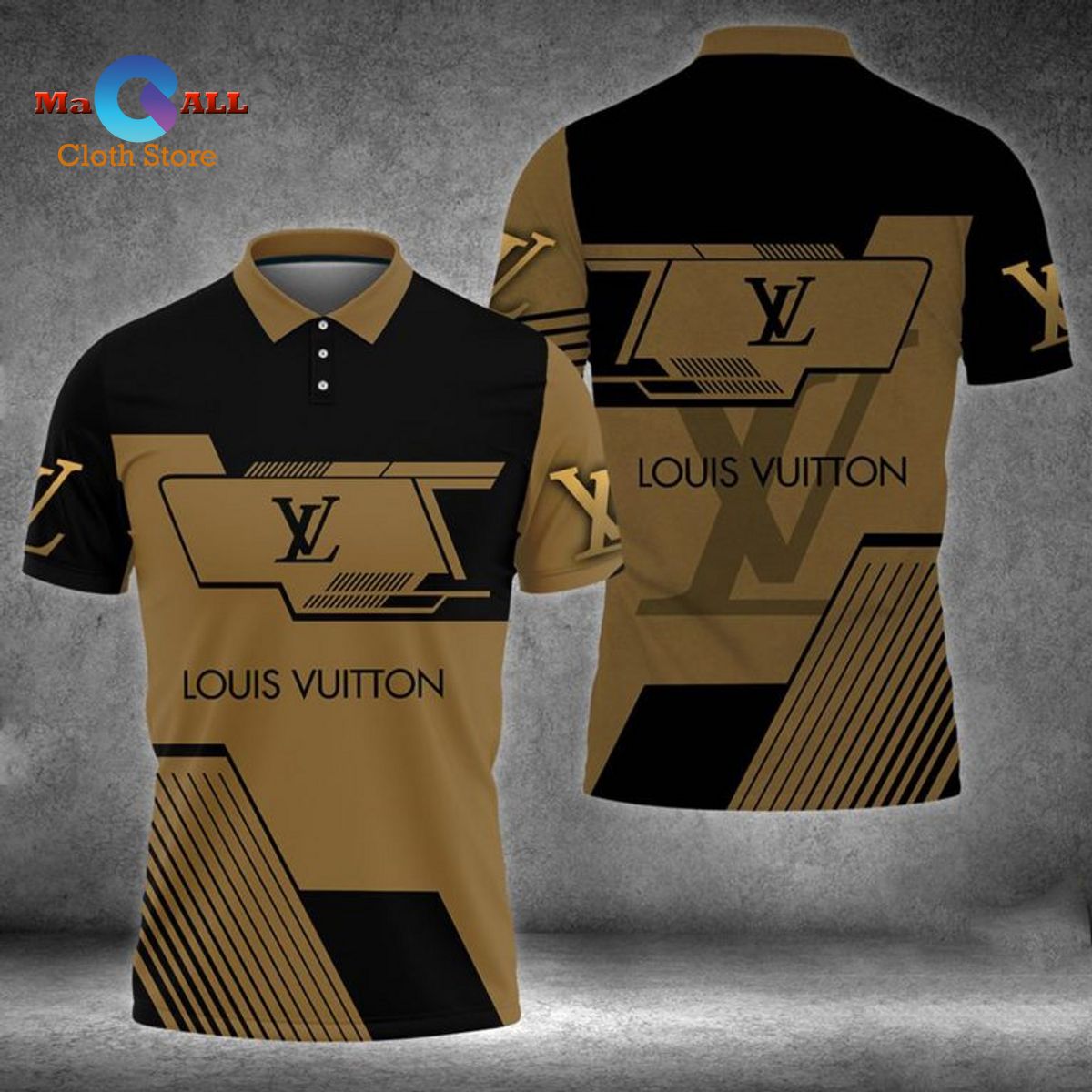 NEW] Louis Vuitton Luxury Premium For Men LV Polo Shirt - Macall Cloth  Store - Destination for fashionistas