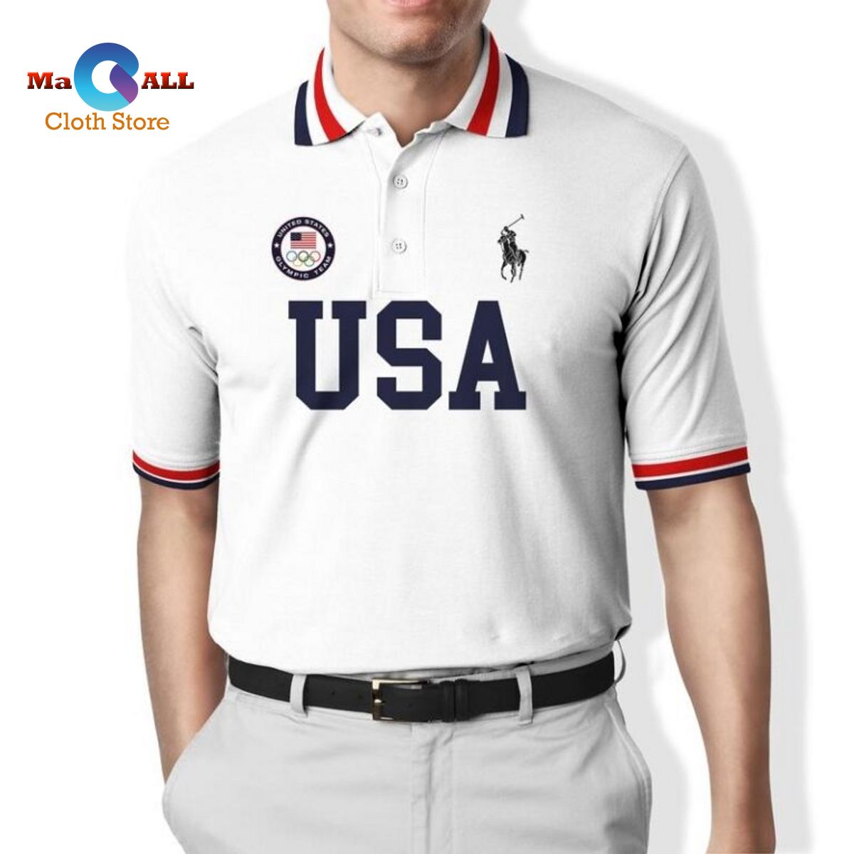 NEW] Ralph Lauren Team USA Stretch Mesh For Men RL Polo Shirt - Macall  Cloth Store - Destination for fashionistas