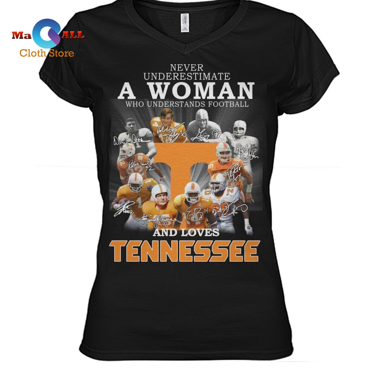 [NEW] Never Underestimate A Woman Who Understands Football And Loves Tennessee T-Shirt