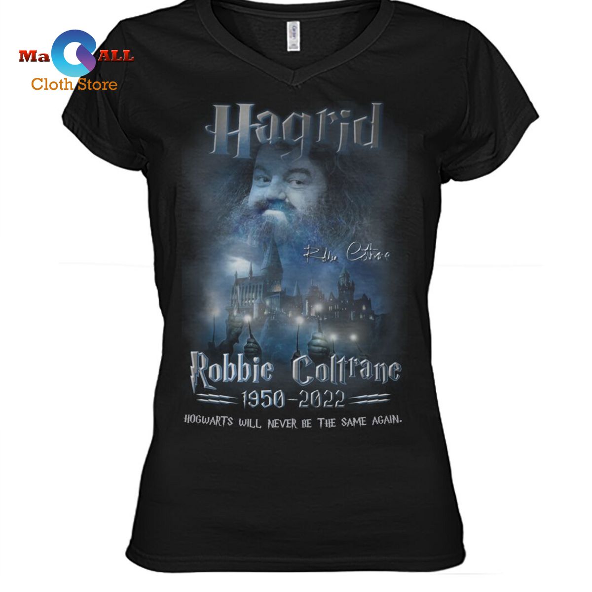 [NEW] Robbie Coltrane 1950-2022 Hagrid Harry Potter T-Shirt