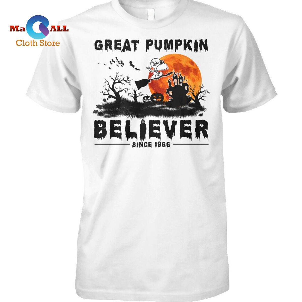 [NEW] Great Pumpkin Believer Since 1966 T-Shirt