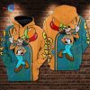 [NEW] Goofy Peeking Santa Christmas Green Hoodie Sweatshirt 3D