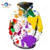 [NEW] Paint Splatter Hoodie Sweatshirt 3D