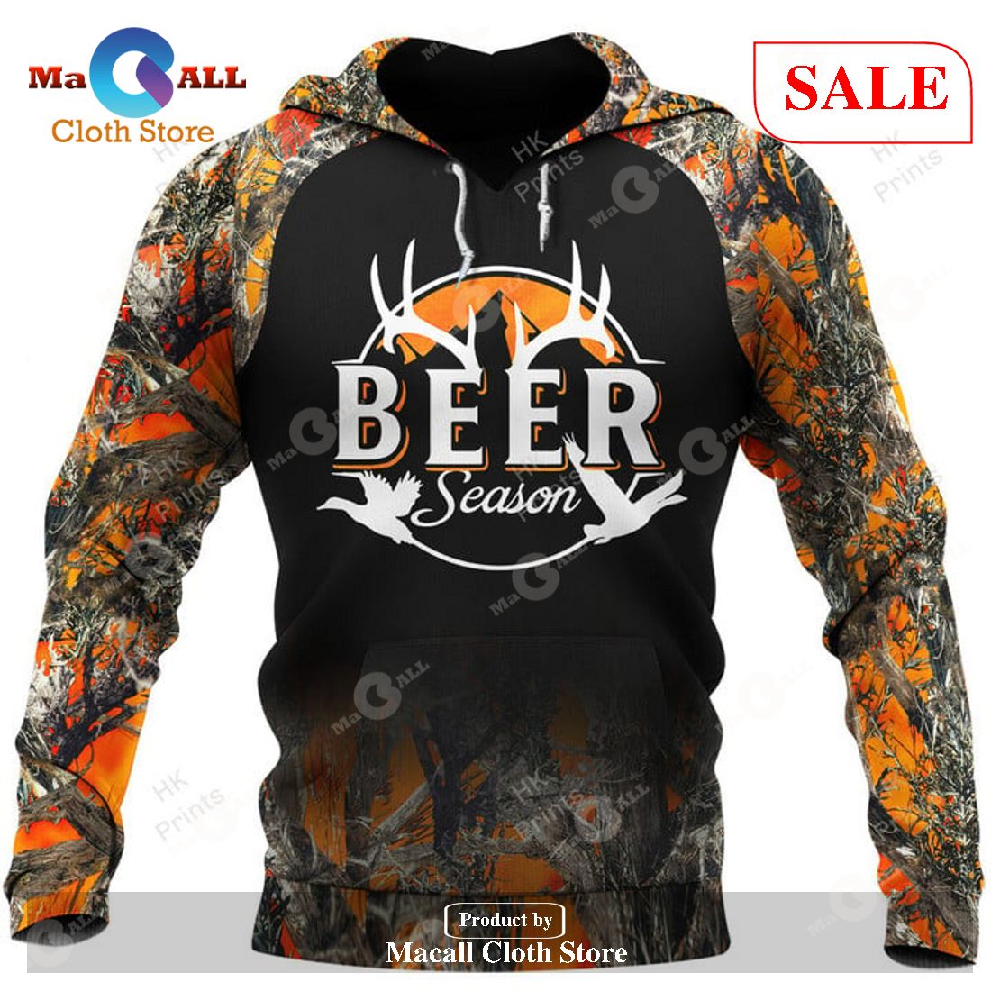 [SALE] Beer Season Orange Camouflage Hunting Apparels LIMITED EDITION