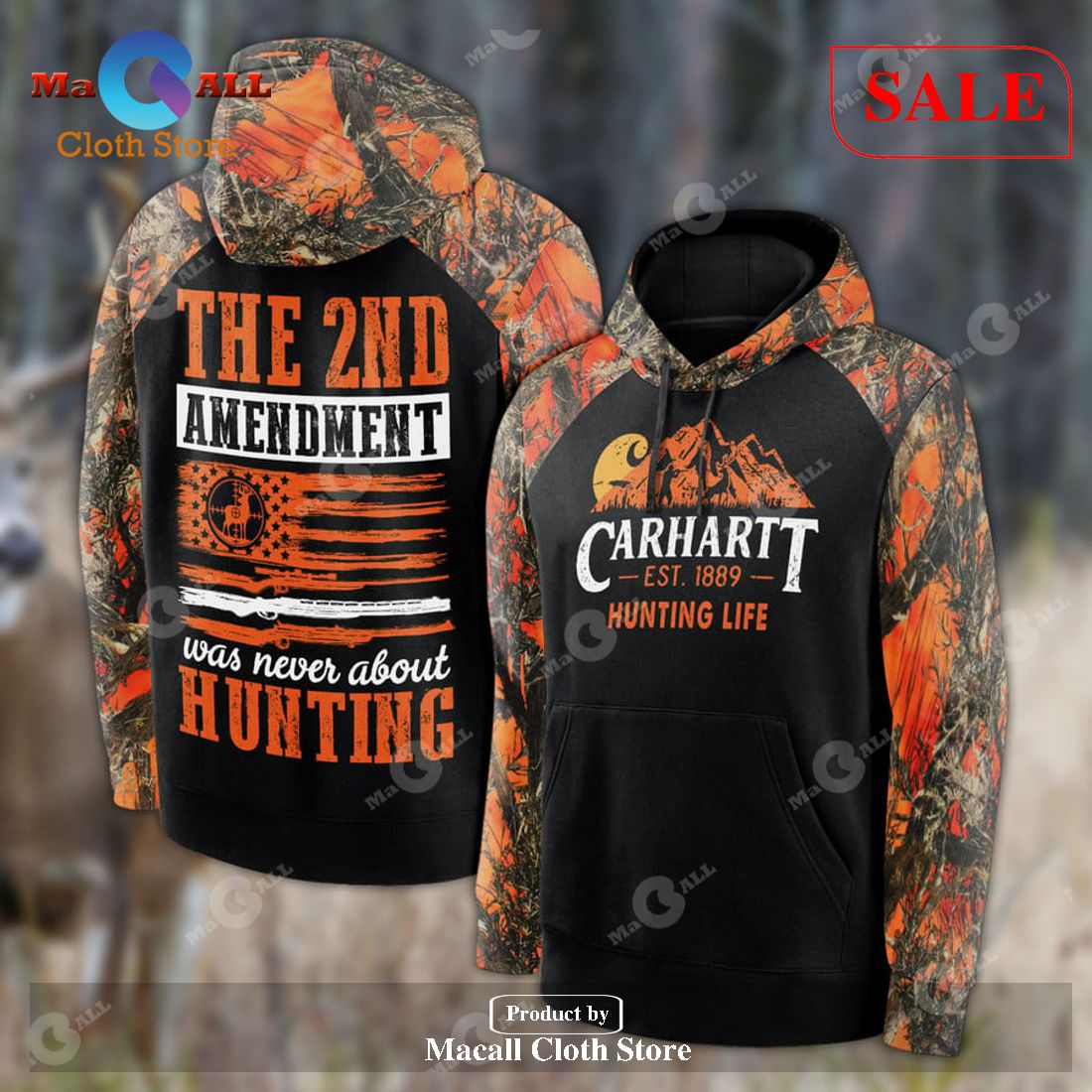 [SALE] CH 2nd Amendment Men AOP Hoodie Sweatshirt 3D LIMITED EDITION