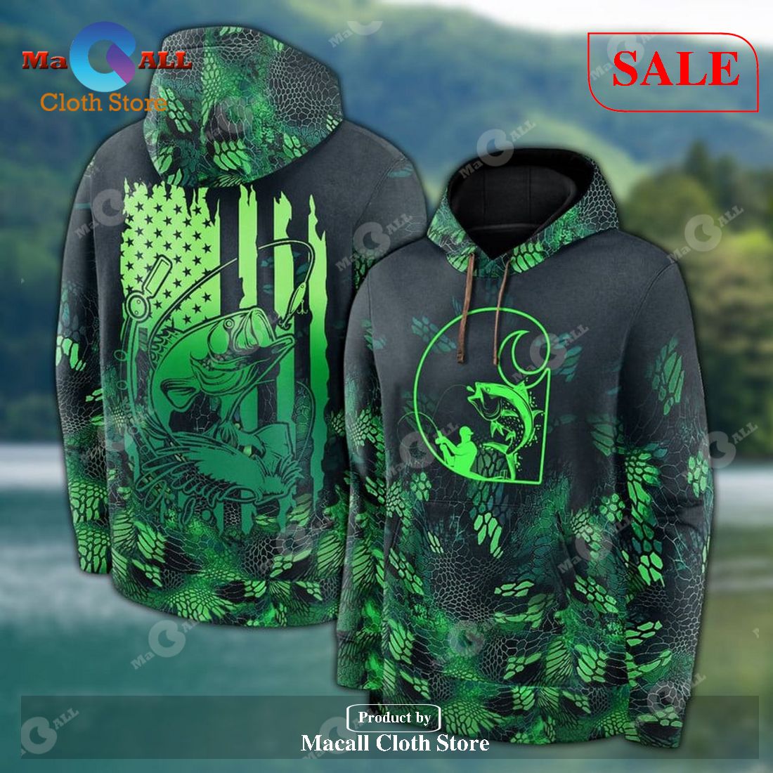 [SALE] CH Fishing Camouflage AOP Hoodie Sweatshirt 3D LIMITED EDITION