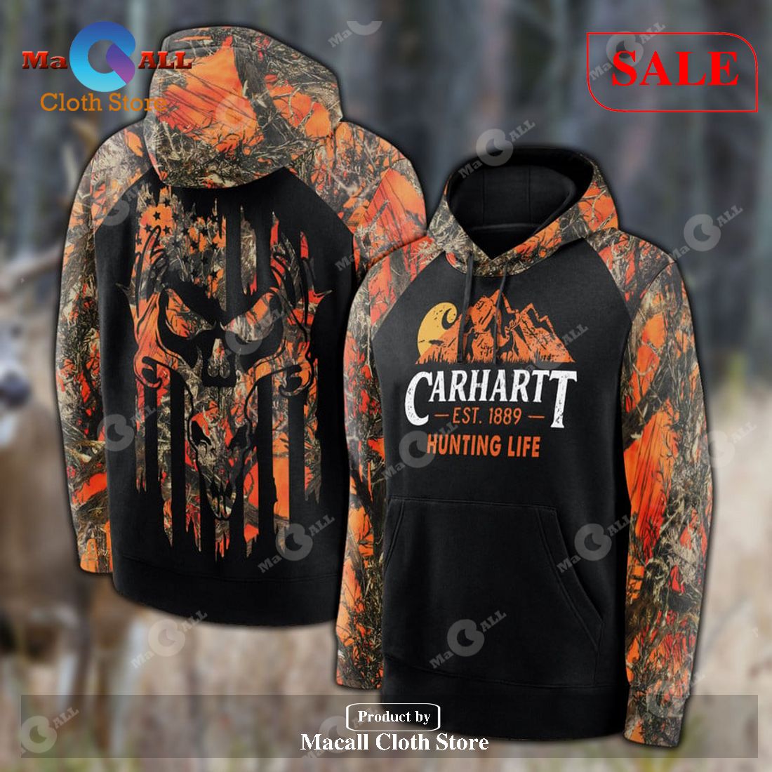 [SALE] CH Hunting Life Men AOP Hoodie Sweatshirt 3D LIMITED EDITION
