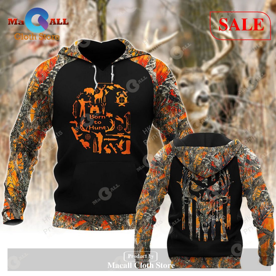 [SALE] CH Hunting Pattern Orange Camouflage Hunting Apparels LIMITED EDITION