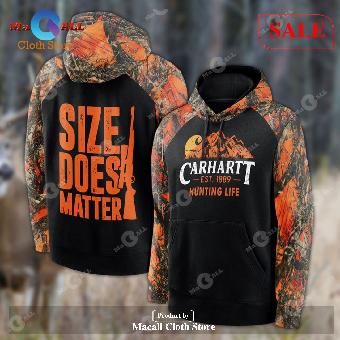 [SALE] CH Size Does Matter Men AOP Hoodie Sweatshirt 3D LIMITED EDITION