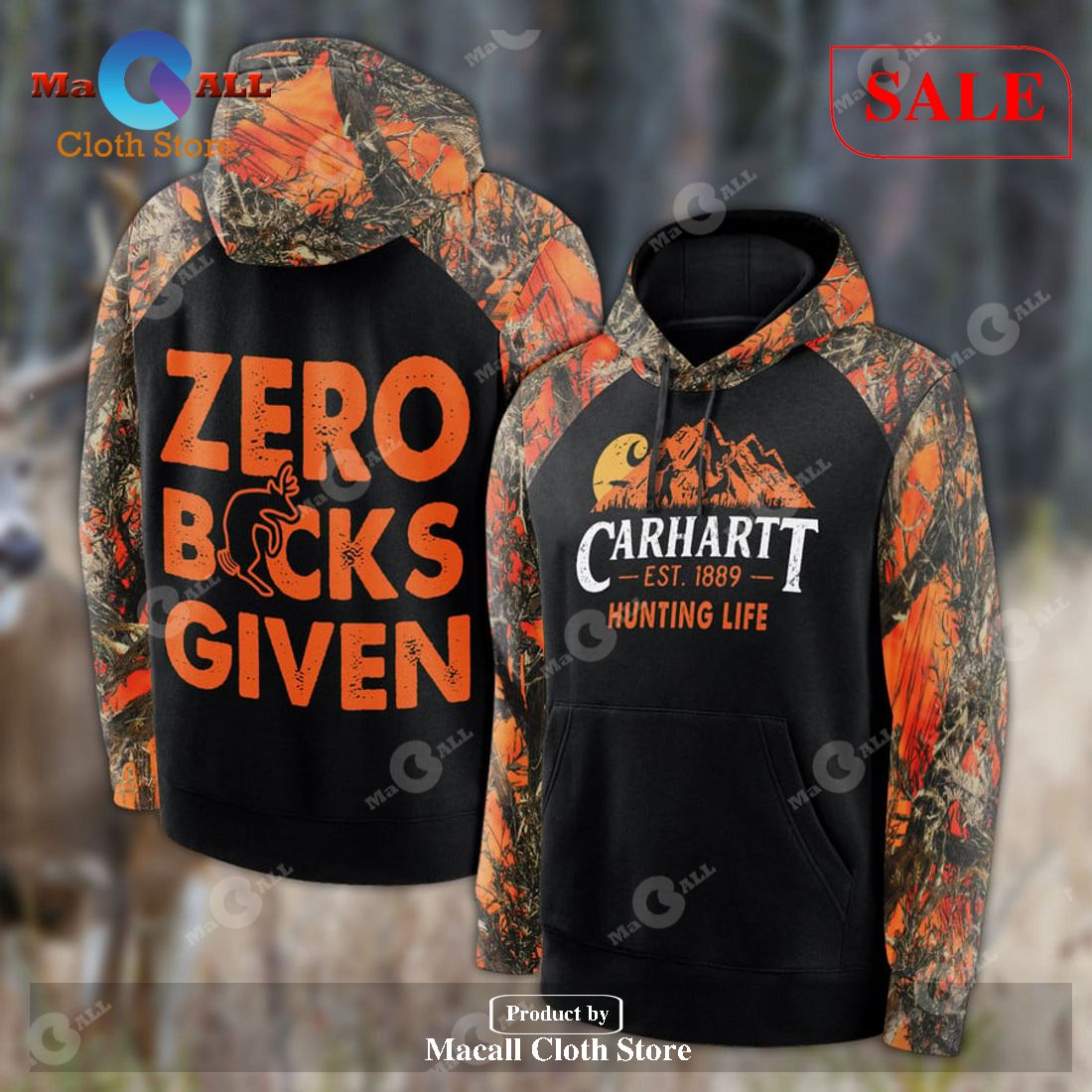 [SALE] CH Zero Bucks Given Men AOP Hoodie Sweatshirt 3D LIMITED EDITION