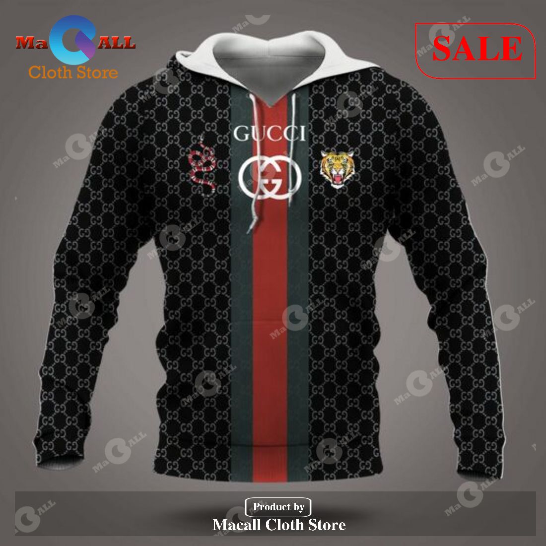 HOT Gucci Luxury Brand Skull 3D Design Bomber Jacket Limited Edition