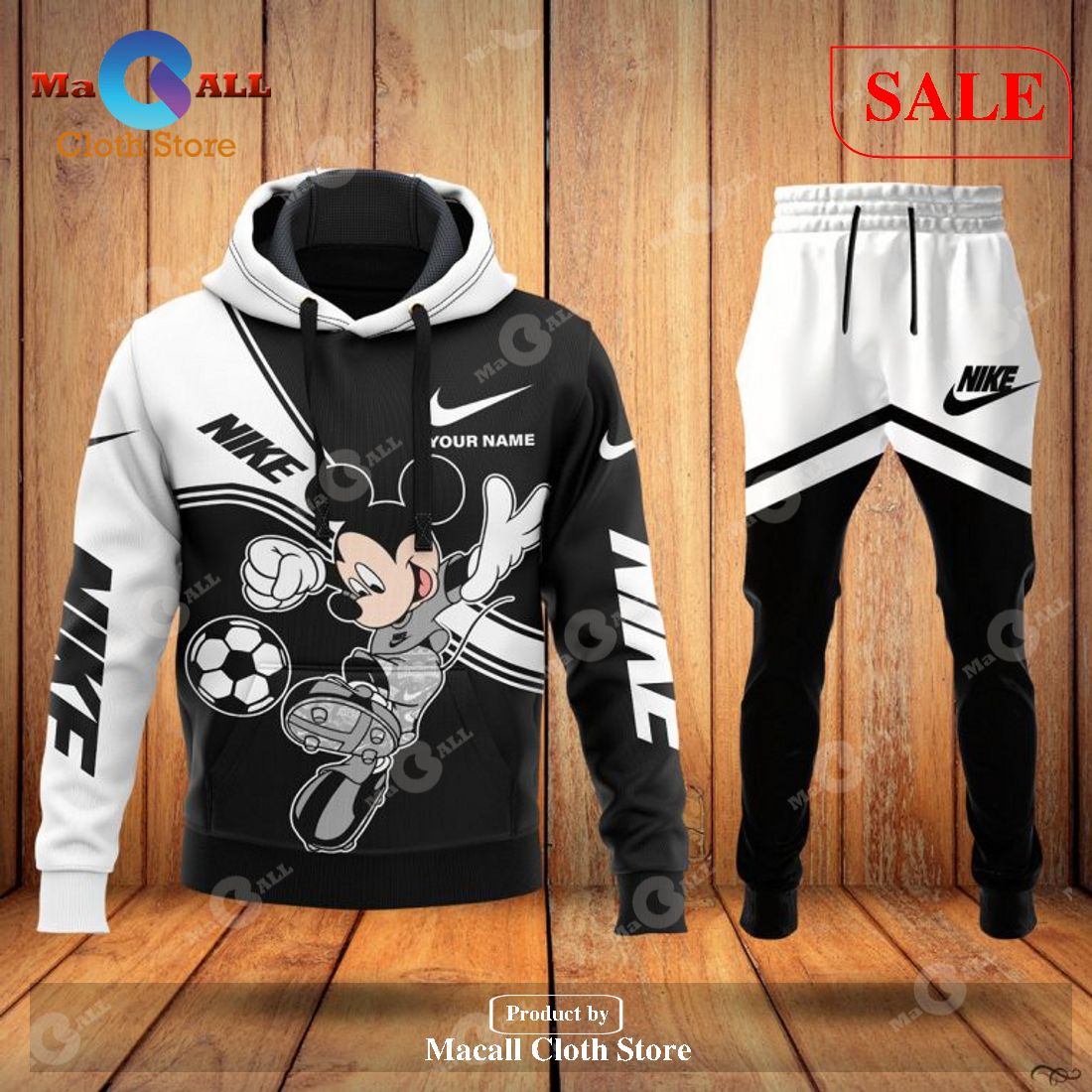 [SALE] Nike Mickey Mouse Hoodie Sweatshirt 3D LIMITED EDITION