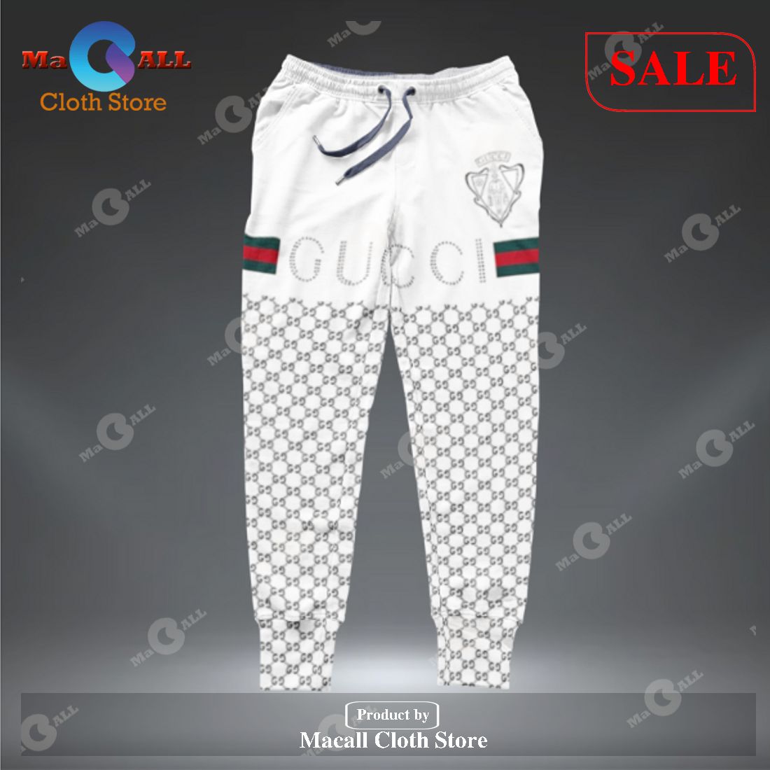[SALE] White Premium Gucci For Men Hoodie Sweatshirt 3D LIMITED EDITION