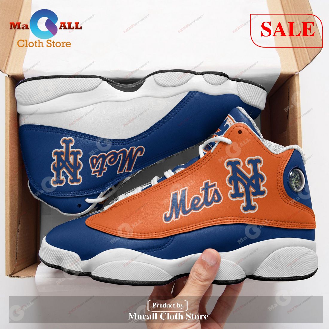 [SALE] New York Mets Air Jordan 13 Sneakers Sport Shoes