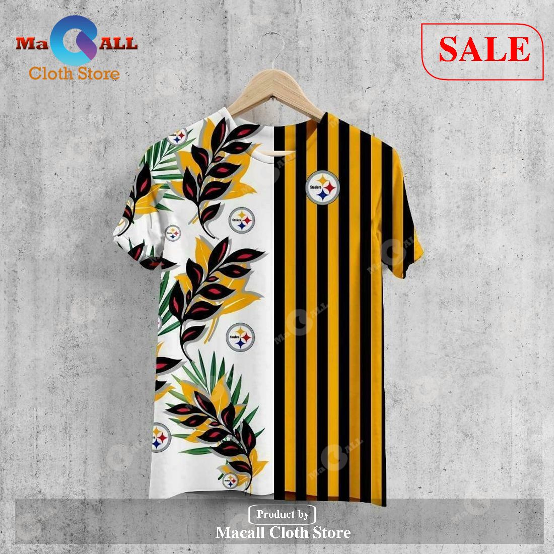 [SALE] Pittsburgh Steelers Sport Football Team 3D All Over Print All T-Shirt 3D