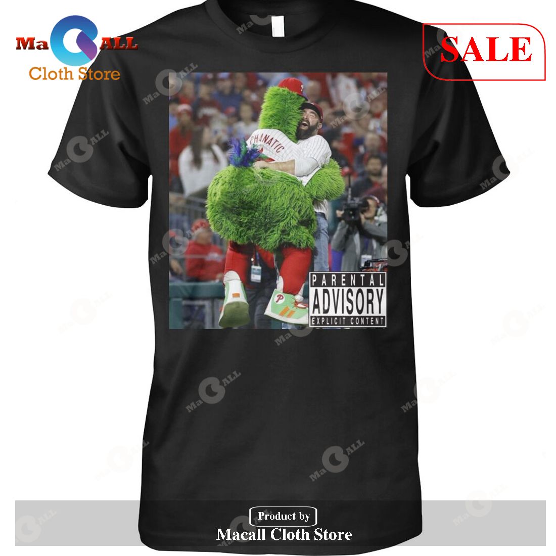 [SALE] Philly Phanatic Hugging T-Shirt