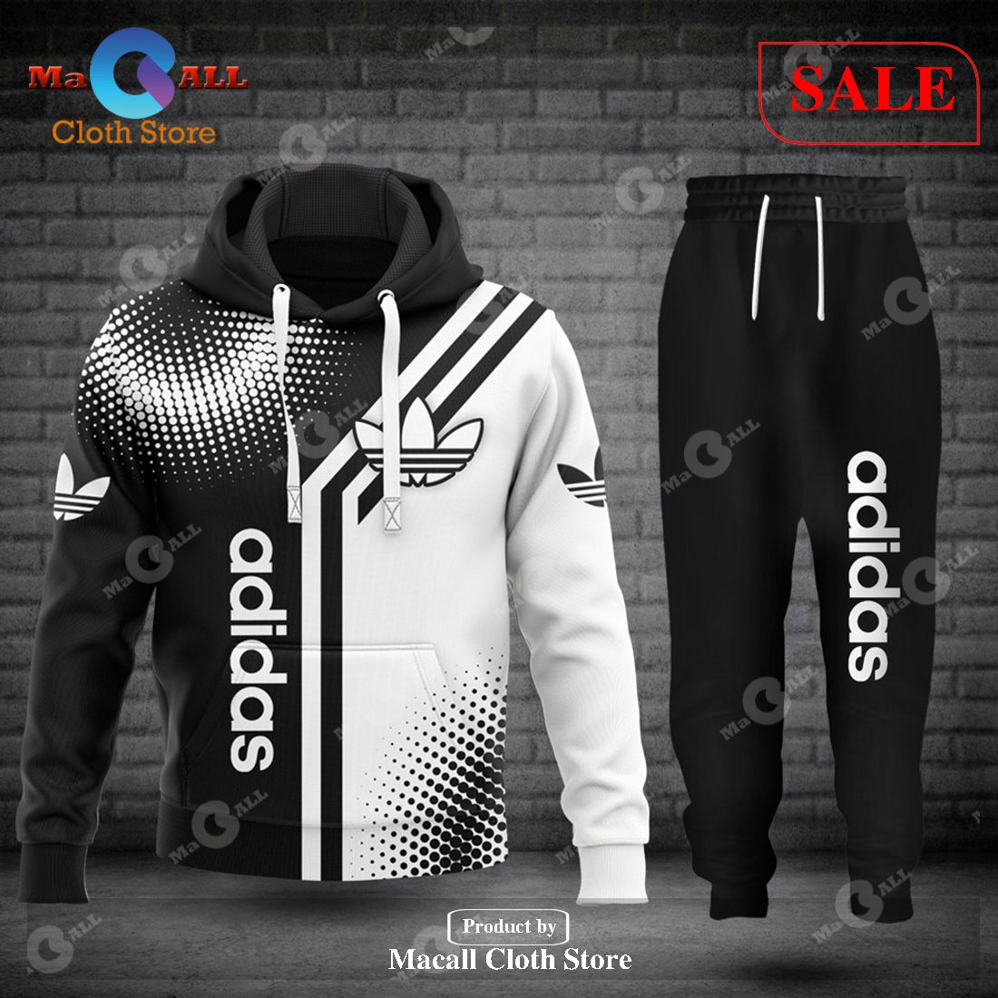 [SALE] Adidas – The Best Fashion All Over Printed Hoodie Sweatshirt 3D LIMITED EDITION