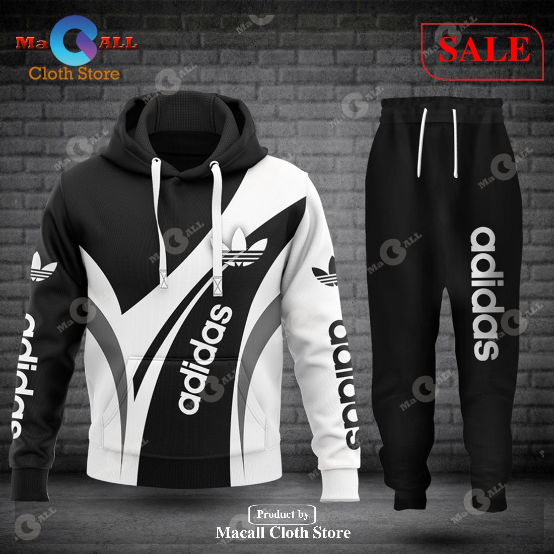 [SALE] Adidas Premium Fashion All Over Printed Hoodie Sweatshirt 3D LIMITED EDITION – ADD001509