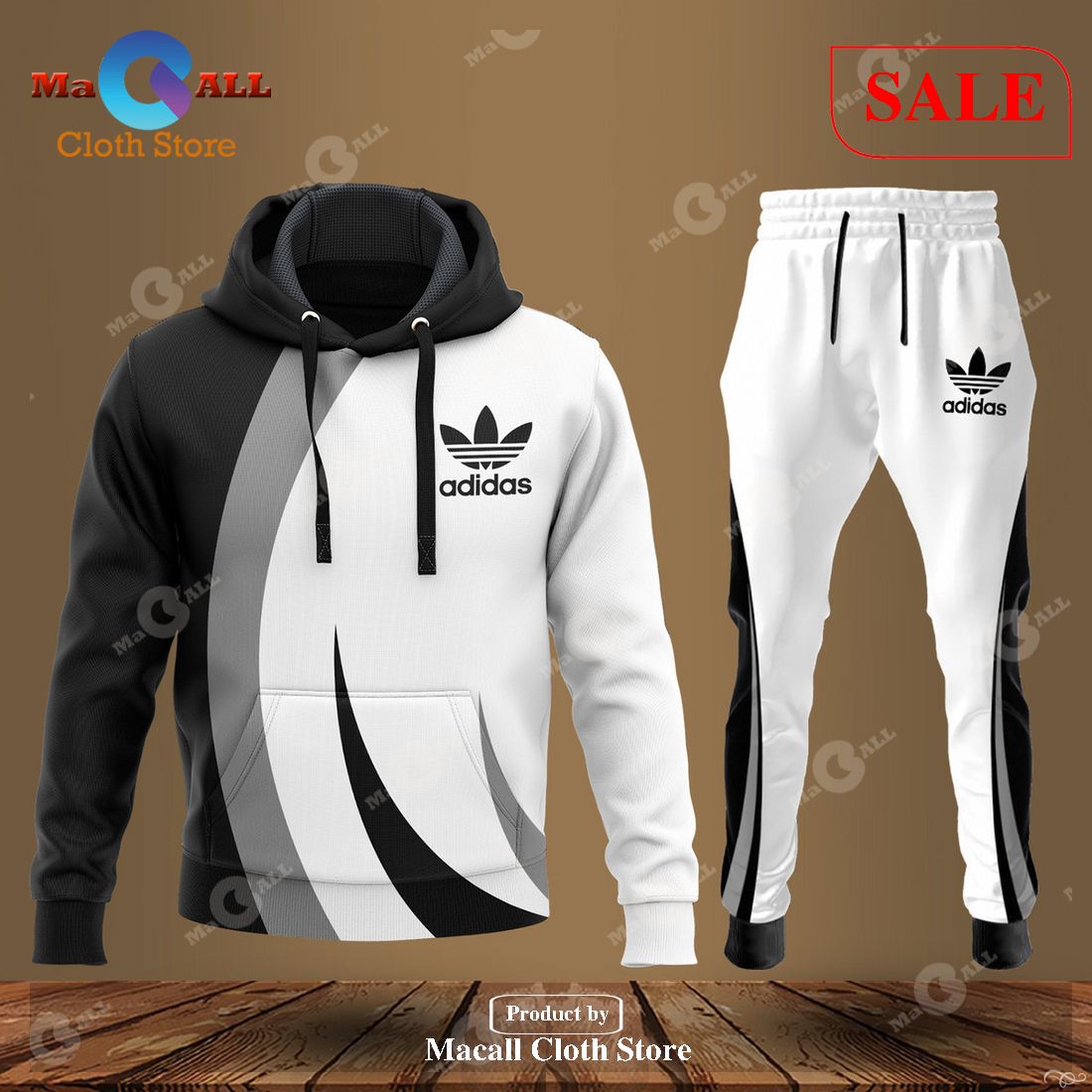 [SALE] Adidas Premium Fashion All Over Printed Hoodie Sweatshirt 3D LIMITED EDITION – ADD001511