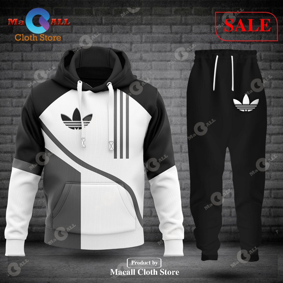 [SALE] Adidas Premium Fashion All Over Printed Hoodie Sweatshirt 3D LIMITED EDITION – ADD001513